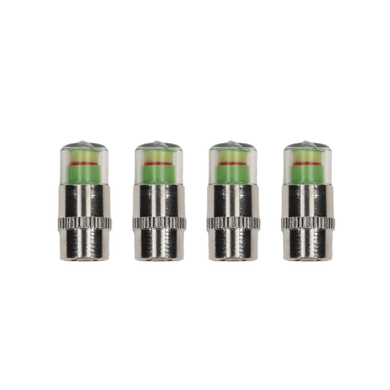 4Pcs Car Tire Pressure Monitor Valve Stem Caps Tire Pressure Monitor Sensor Indicator Set