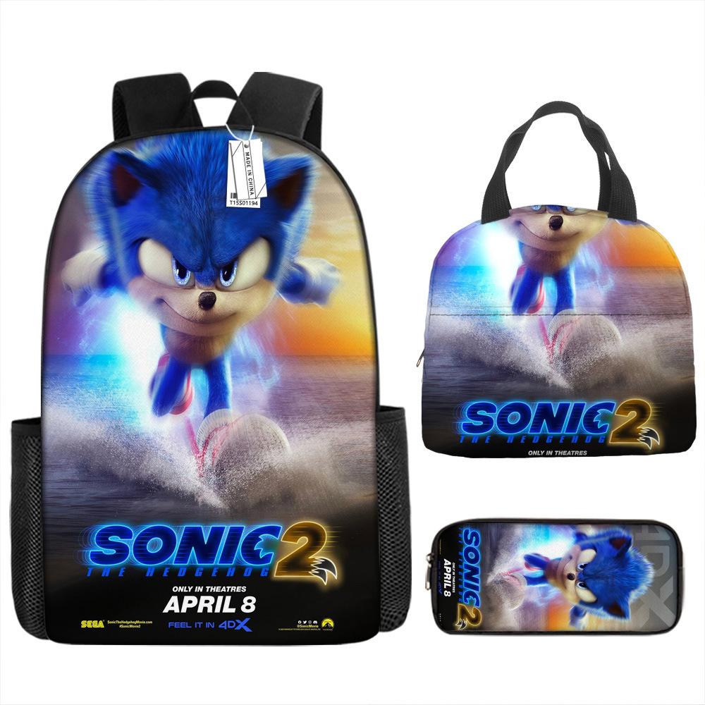 Backpack Trend Backpack Anime Large Capacity Elementary School Bag Lunch Bag