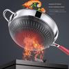 Zhu Chuang Jing Pin 36cm Wrought Iron Wok with Lid