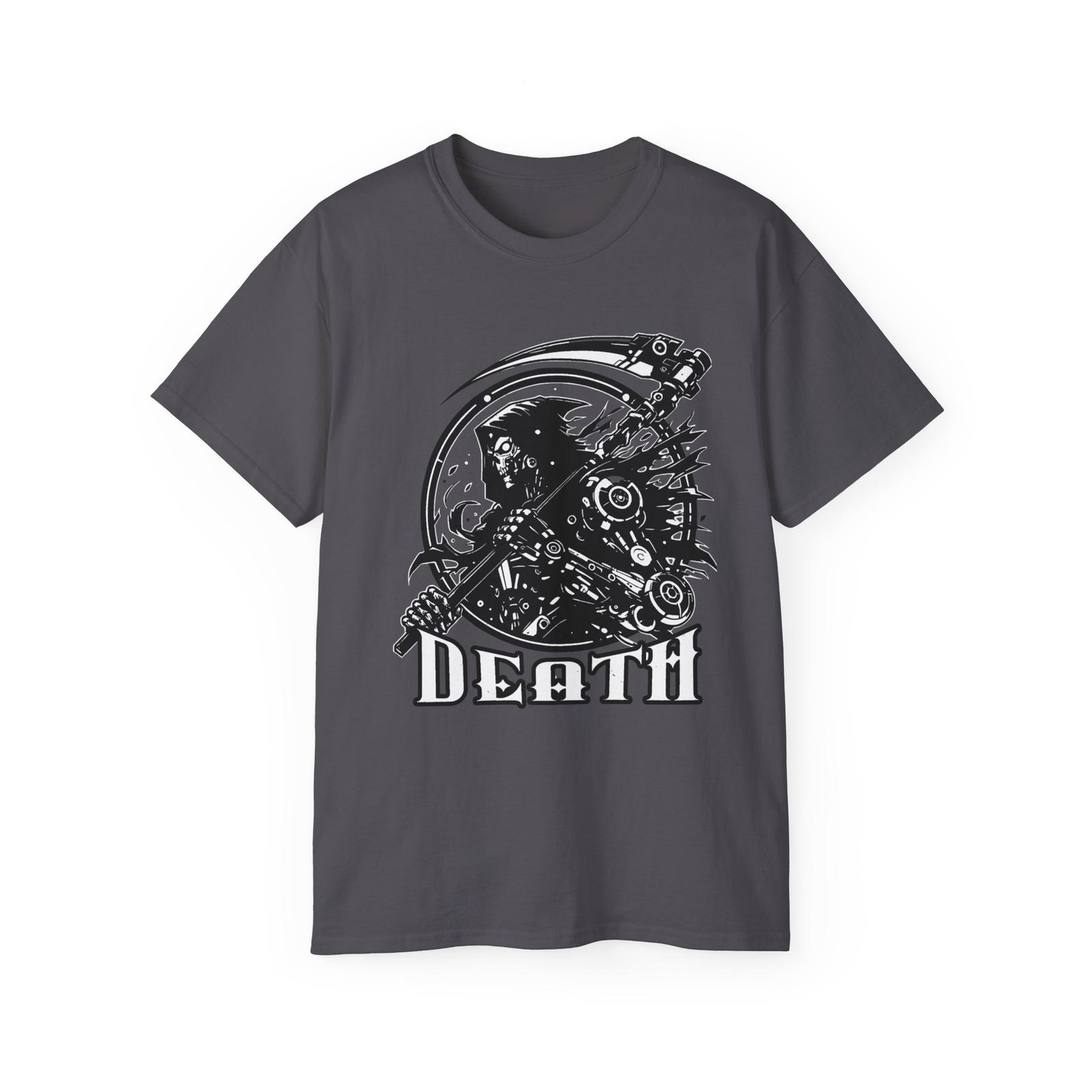 Grim Reaper T-Shirt, Cyberpunk Reaper, Cyber Death Shirt, Angel Of Death T-Shirt S