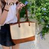 Summer Retro Texture Underarm Bag Straw Woven Large Capacity Simple Tote Large Bag