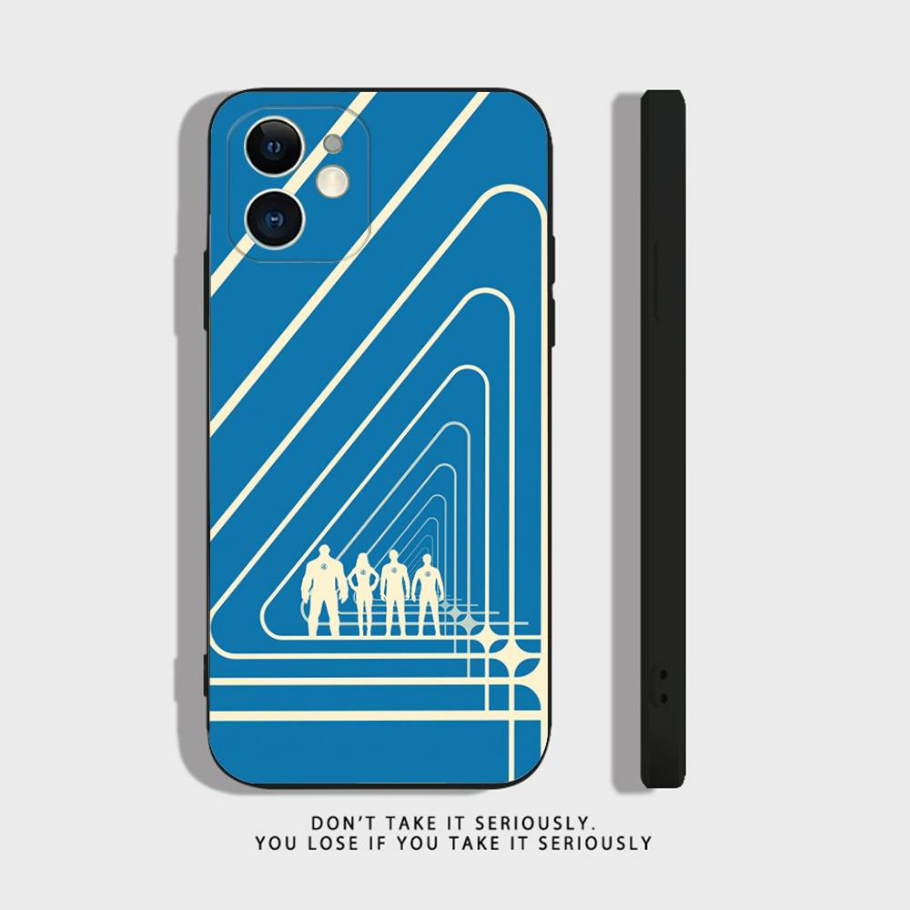 

Чохол для телефону F-FANTASTIC-FOUR-4 Для iPhone 17 16,15,14,13,12,11,Pro,XS,Max,XR,Plus,Mini М який силікон Чорний Ударостійкий iPhone13