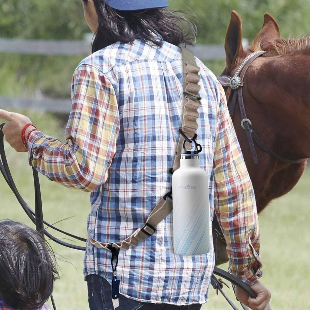 Multi-Purpose Shoulder Lanyard – Adjustable Crossbody Strap for Camping, Outdoor Hiking,Functional Tool Holder & Water Bottle Storage Sling Organizer