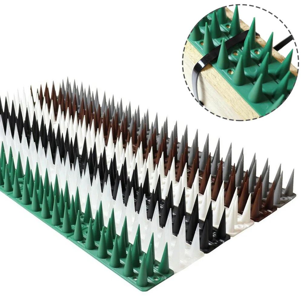 Anti-bird Thorn Bird Spikes Against Birds Anti Climb Bird Thorn Long PP 1 Piece 1pc 45*4.5*3.7cm Bird Deterrent