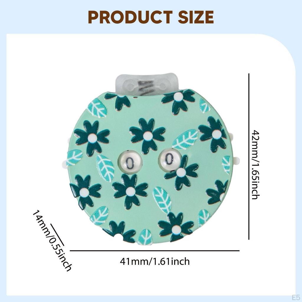 Crochet Row Counter Crocheting DIY Making Knitting Tools Portable for Sweater Rows Counting
