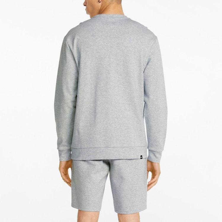 Puma Logo Sweatshirt Men Tops Grey 849544-04