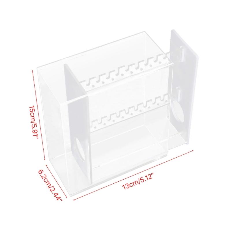 Stylish Acrylic Earring Organizer Durable and Elegant Jewelry Display Rack Versatile Storage Organizer Stand for Earring