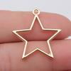 20pcs 30x27mm 5 Colors Hollow Star Charms Zinc Alloy DIY Handmade Jewelry Making Accessories