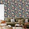Forest Animals and Plants Wallpaper for Living Room and Bedroom 50x1000