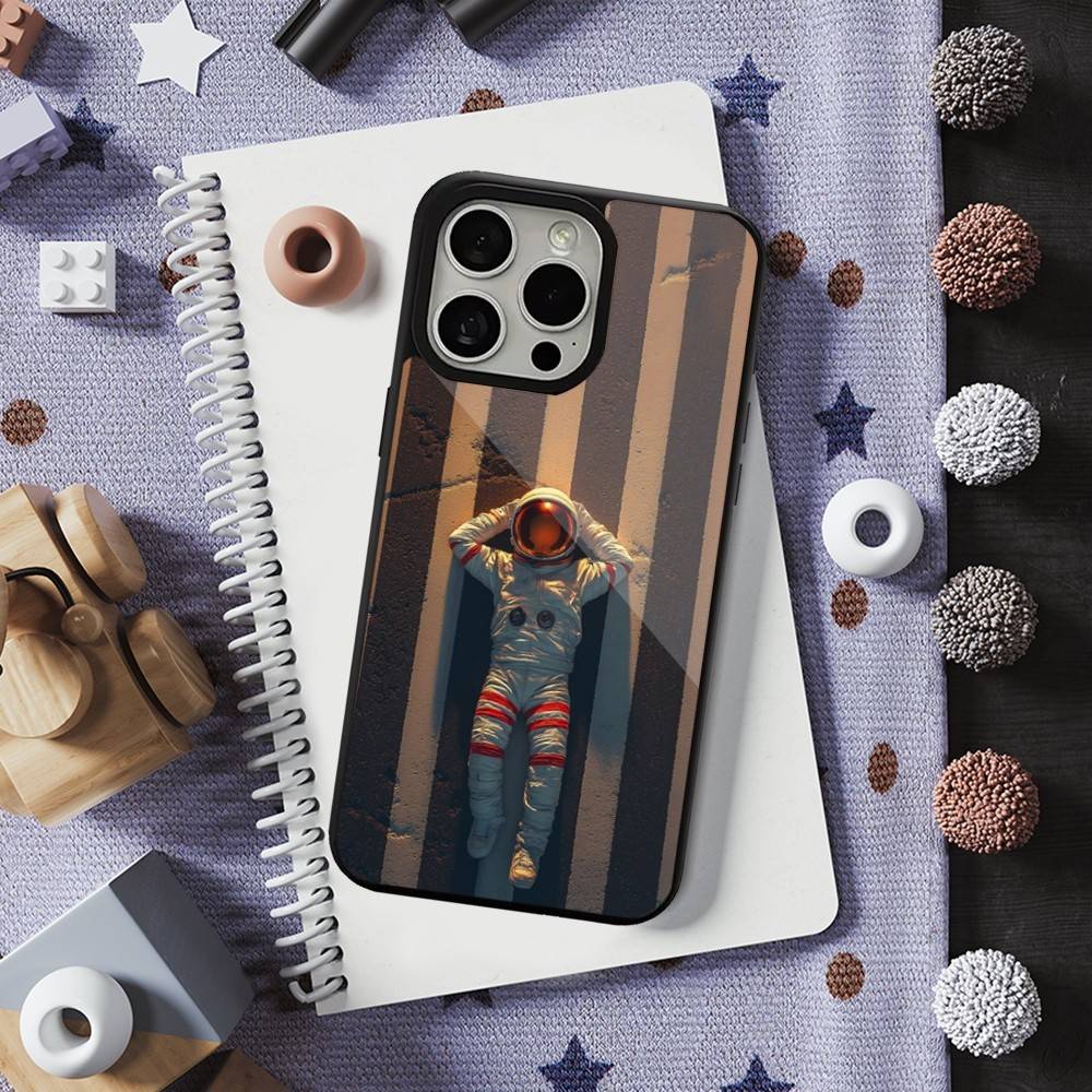Cute Cartoon Astronaut For iPhone 15,Mini,13,12,Pro,16,17,Max,11,14,Plus,For Magsafe,Magnetic Wireless Charging Case