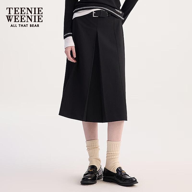 Teenie Weenie Women s A-Line Slit Long Skirt L