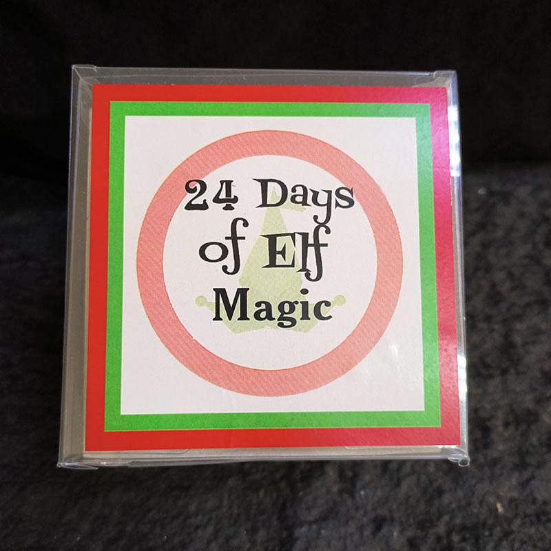 

24/30 Days of Christmas Elf Magic Kit Funny Plastics Christmas Countdown Set for Home Decor Party Elf Pranks New Year Gifts