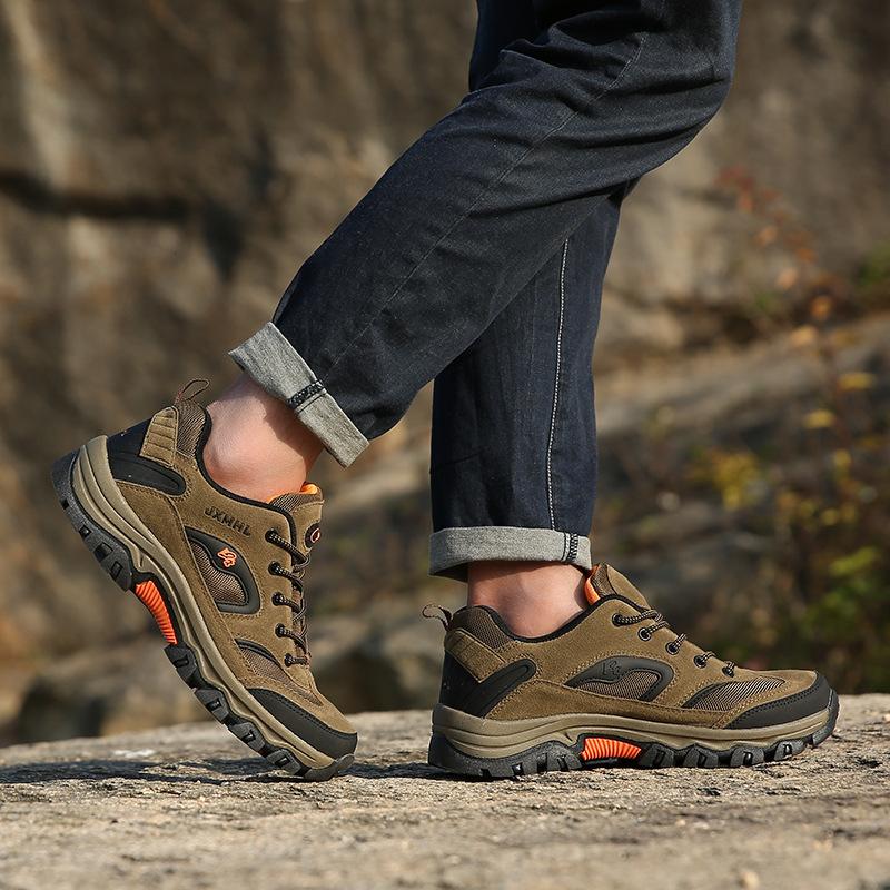 Hot Sale Fashion Men's Hiking Shoes Size 39-47 Outdoor Sport Shoes Trainers Men Non-slip Trekking Sneakers Men Zapatillas Hombre