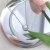 S925 Sterling Silver Heart Moissanite Pendant Necklace - Celebrity Style