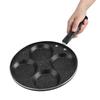 Household Aluminum Breakfast Frying Pan Non-Stick Cooking Pan with Handle Kitchen Utensils 24.5cm