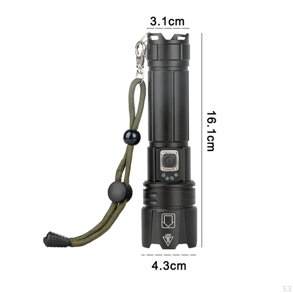 Flashlight, Handheld LED Flashlight with 3 Modes, Water Resistant, for , Hiking, Home, Outdoor
