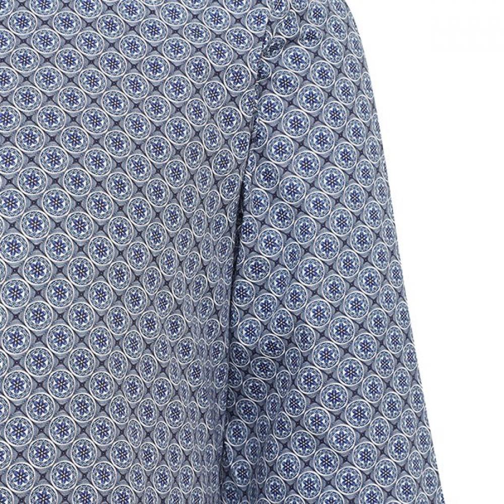 Renoma Classic Shirt Oriental Print Rnssg1040 Bu