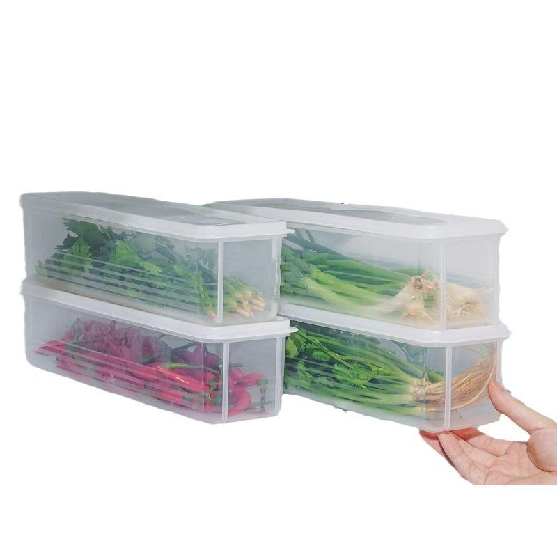 Coriander & Shallot Storage Box Set: Refrigerator Root Preserver, Thickened Noodle Box & Sealed Egg Container.