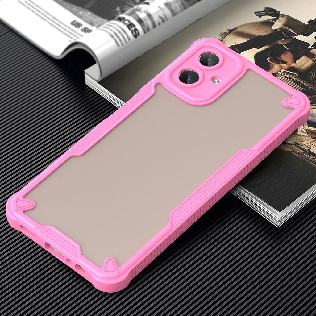 Armor Series For Samsung Galaxy A06 4G Case PC+TPU Semi-Transparent Frosted Finish Protective Phone Cover