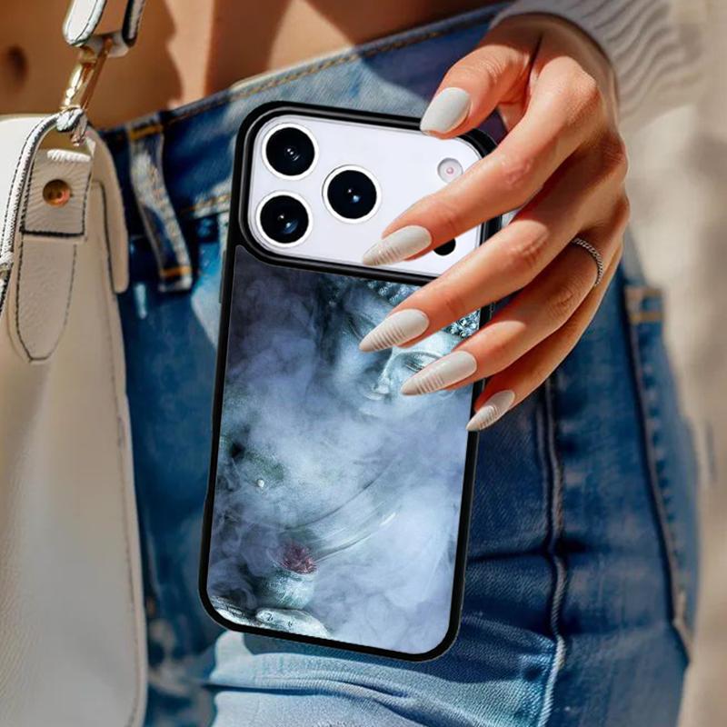 Shakyamuni Buddha Phone Case For iPhone 17 Air 14 15 13 12 Max Cover For Apple 16e 11 Pro Max Plus Coque