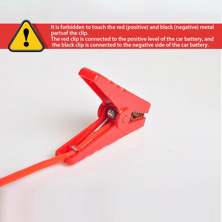 Pure Copper Emergency Start Power Clip with Fire Wire Car with Charging Treasure