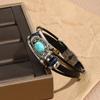 Beaded Bracelet Ladies Set Bohemian Ethnic Turquoise Bracelet