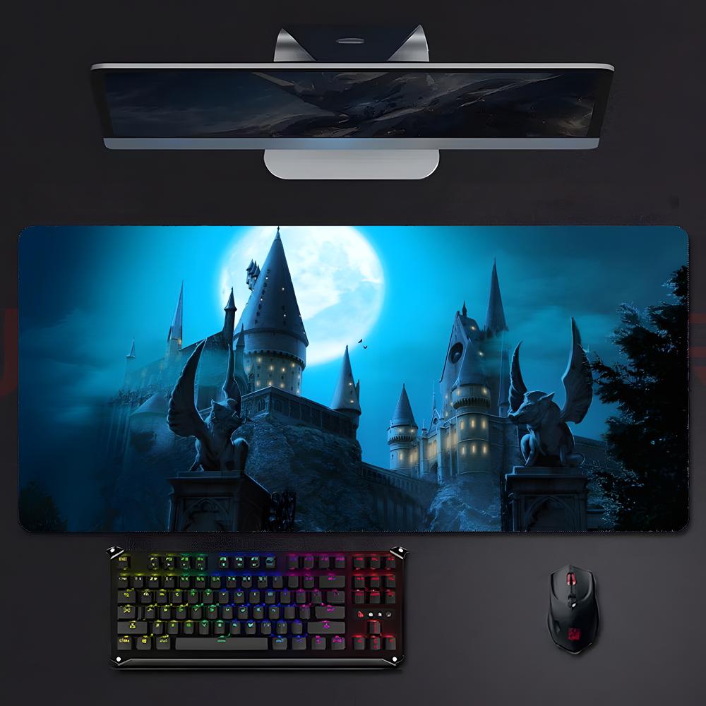 Fantasy Magical Wwizard Realm Mouse Pad Mousepad Large Gaming Lockedge Thickened Pc Table Desk Mat