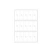 Set Of 10 PVC Wire Label with Strong Adhesive Waterproof Suitable for Printer & Handwriting In Multiple Color