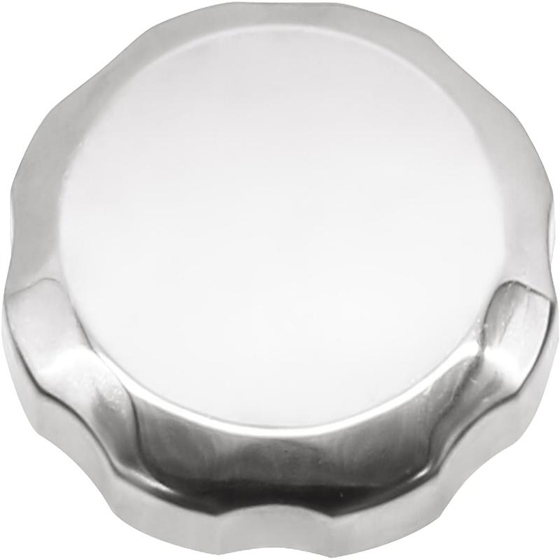 

1pc Chrome Finish Metal Gas Fuel Cap, Universal Fit Petrol Generator Tank Cap 1pc