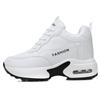 Fashion New 2025 Fashion Height-increasing White Sneakers Women Thick Soles Versatile Casual Soft-soled Large Size 42 PU Leather Casual
