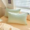 Solid Color Brushed Double Duvet Cover & Pillowcase Bedding Set - 90gsm, 3-Piece