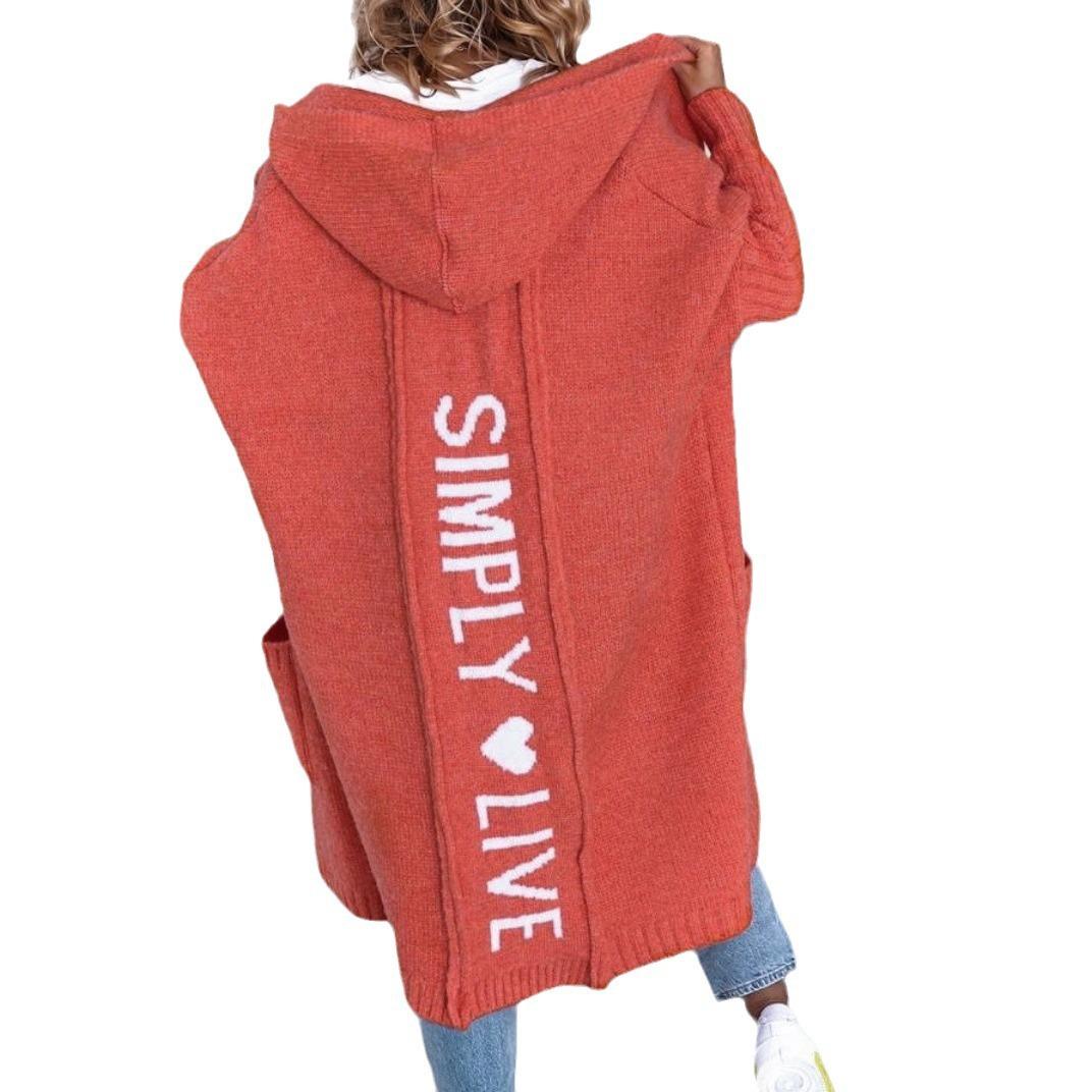 

Осень и зима новый вязаный свитер женский кардиган свободный средний и длинный пальто XXL