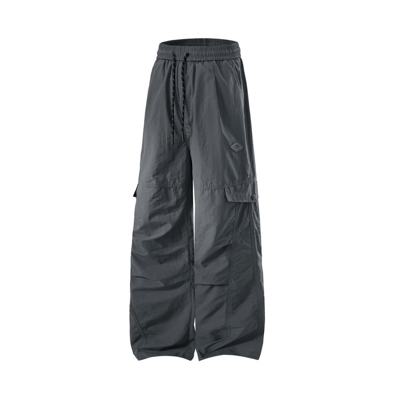 

Wassup Mountain-Style Workwear Outdoor Sports Pants Men s 2025 Summer Thin Ice Silk Quick-Drying Casual Pants Gray 3 XL