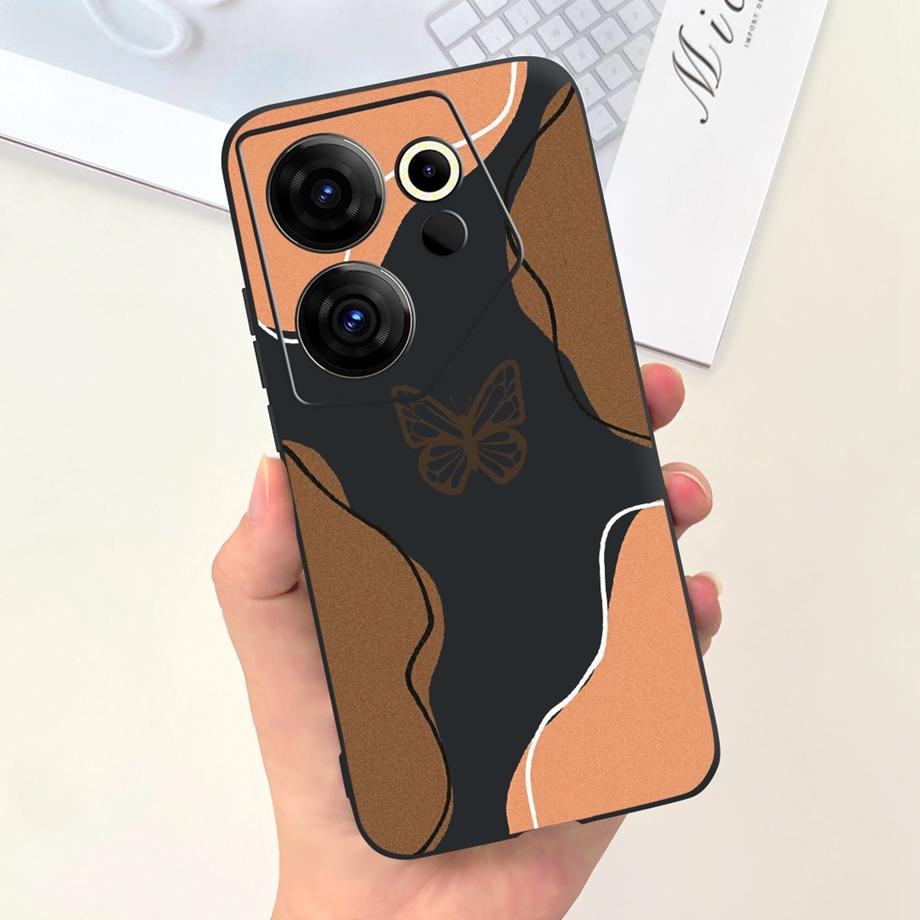 Phone Cover For Tecno Camon 20 Pro 4G 5G Case Soft Silicone Love Heart Jelly Capa For Tecno Camon 20 Premier 20Pro Camon20 Funda