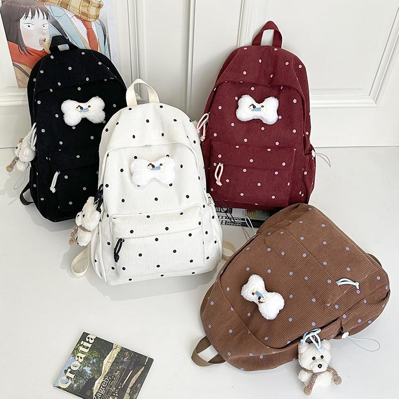 Mochila escolar japonesa de alto valor, fresca y dulce, mochila simple y linda, corazón de niña, mochila de gran capacidad, mochila de viaje escolar