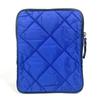 MONCLER logo tablet case Clutch bag Pouch Nylon blue/Black