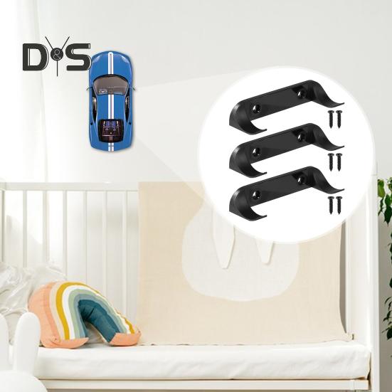 Nástěnný hák na displej do auta Vertikální vitrína pro sběratelská auta Nástěnný hák se šrouby pro Lego Speed ​​Champion Series