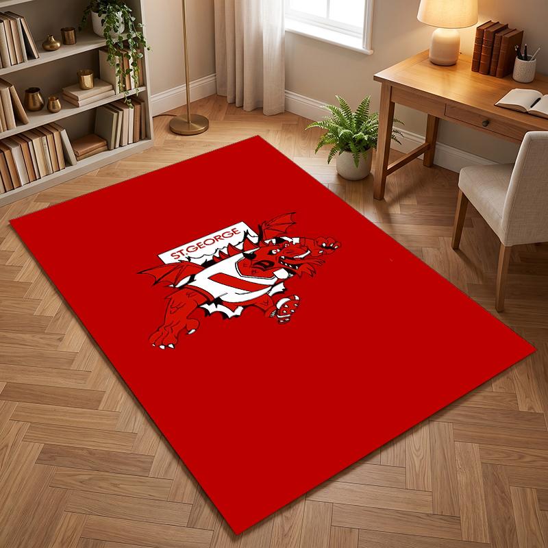 St George Illawarra Dragons (5) Office carpets suitable for living rooms bedrooms offices and kitchens a gift for modern home decor