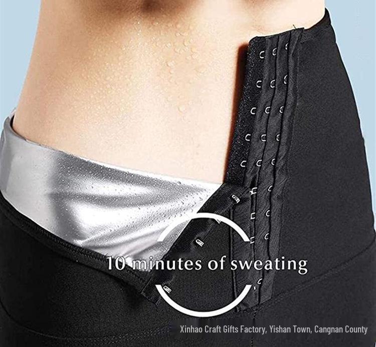 High Waist Sauna Shorts: Sweat-Inducing, Body Shaping Fitness Trainer