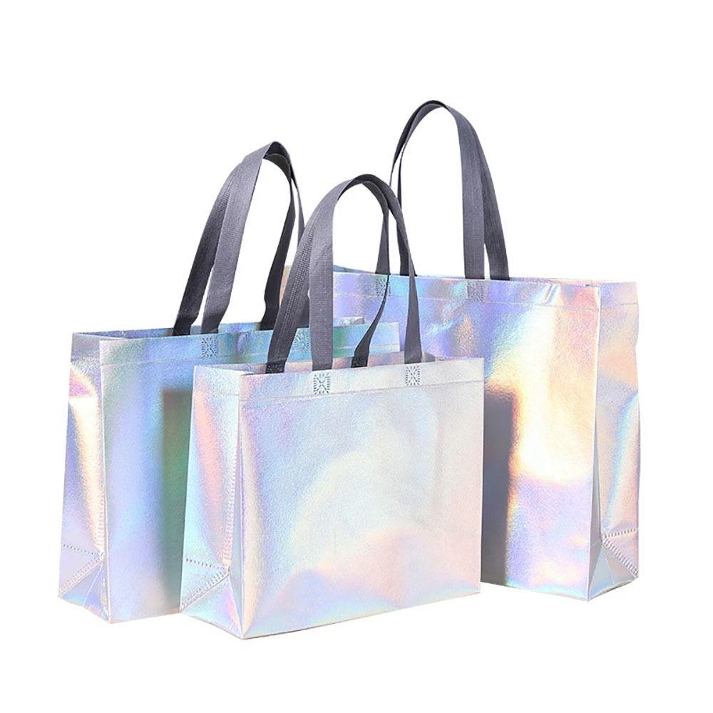 1Pcs Storage Pouches Shopping Bag Clothing Store Shoulder Bag New Non-woven Tote Bag