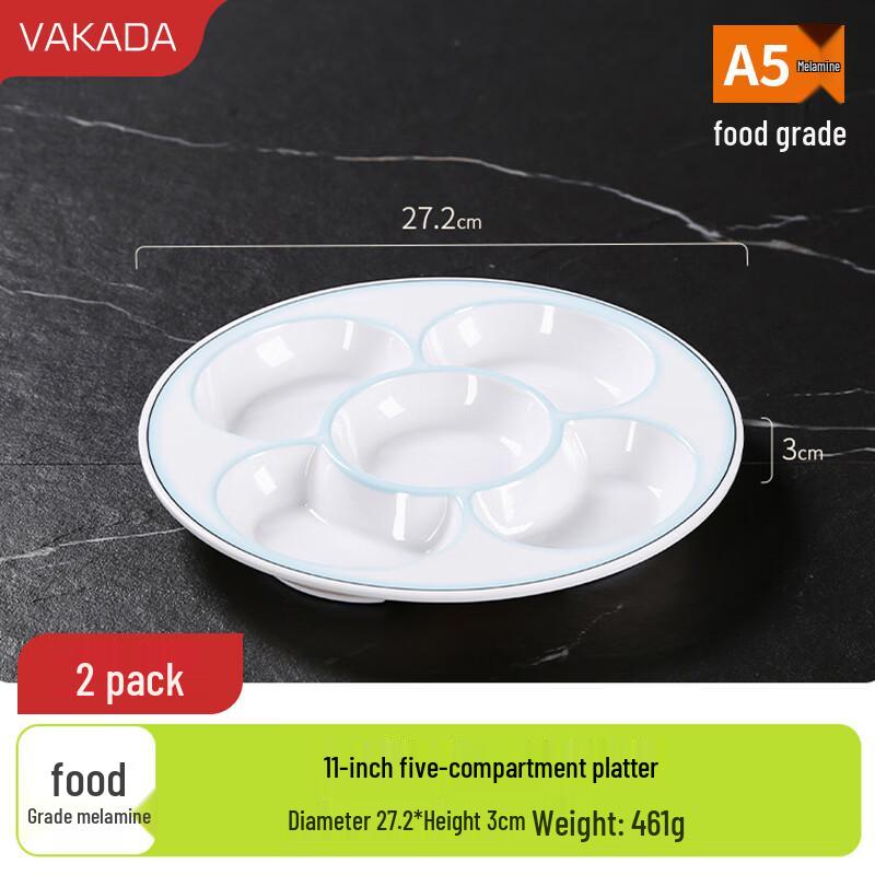 

VAKADA Commercial Melamine Serving Plates