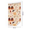 Dry Leaves Wallpaper Cream and Orange for Living Room and Bedroom 50x1000
