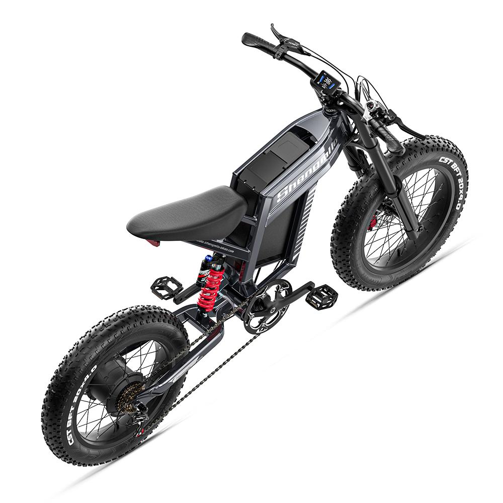 Shengmilo S900 All-Terrain 1500W Motor Electric Bicycle 60V30Ah Battery 20 Inch Fat Tires High-Performance E-Mountain Bike