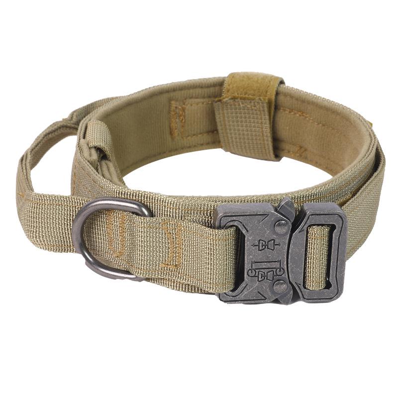 Outdoor Tactical Nylon Dog Collar with Liftable Handle
