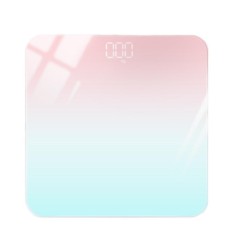 LED Hidden Screen Electronic Body Weight Scale with Charging Options and Gradient Design