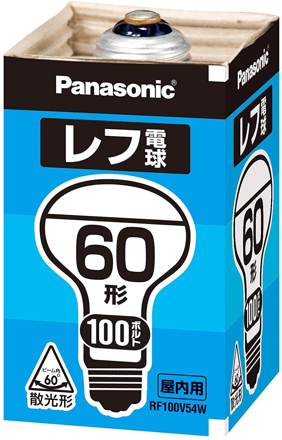 

Лампочка Panasonic reflex 100 В 60 Вт тип цоколя E26 [Набор 10] RF100V54W/D-10SET