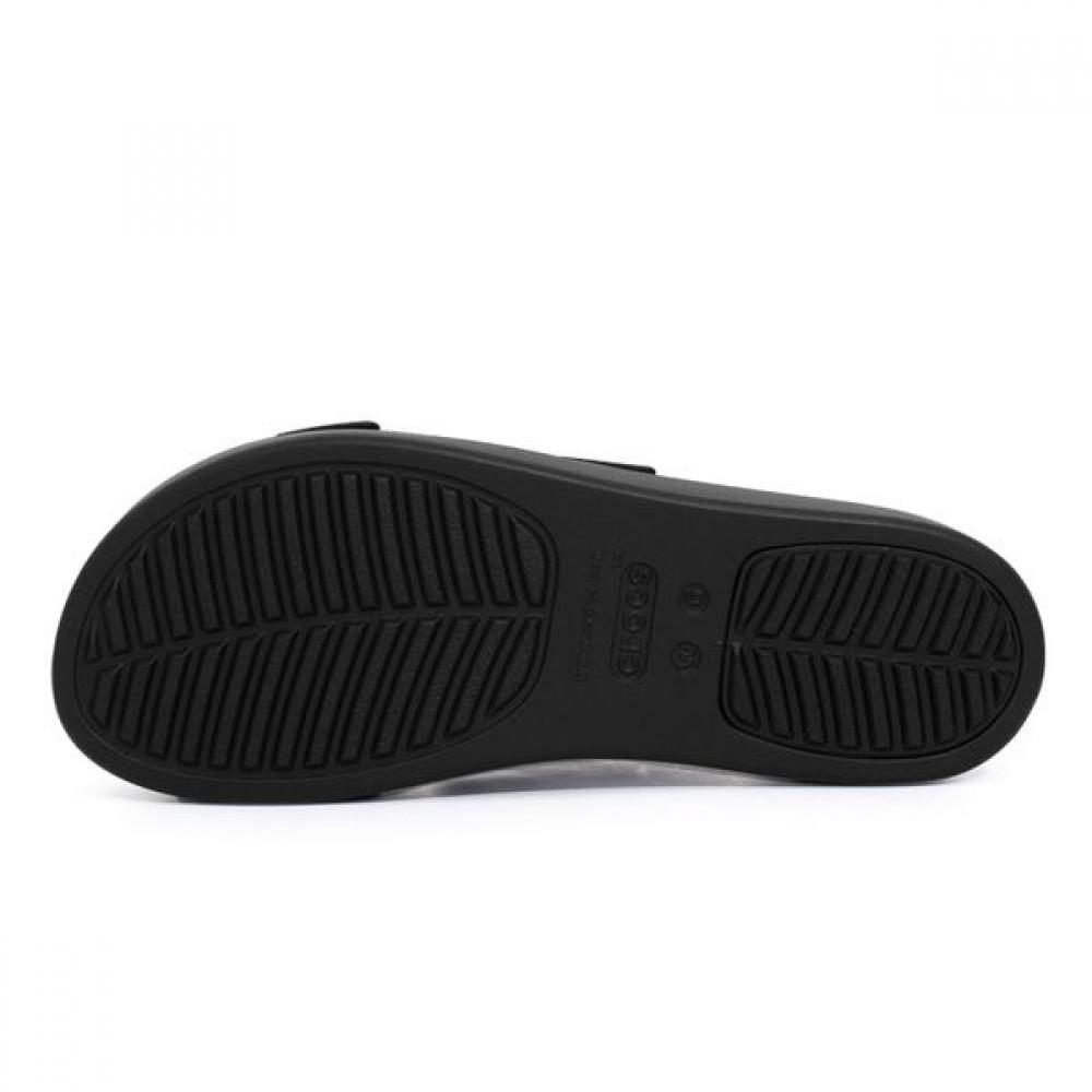 Crocs Brooklyn Buckle Low Wedge Sandal Slipper  207431 001 