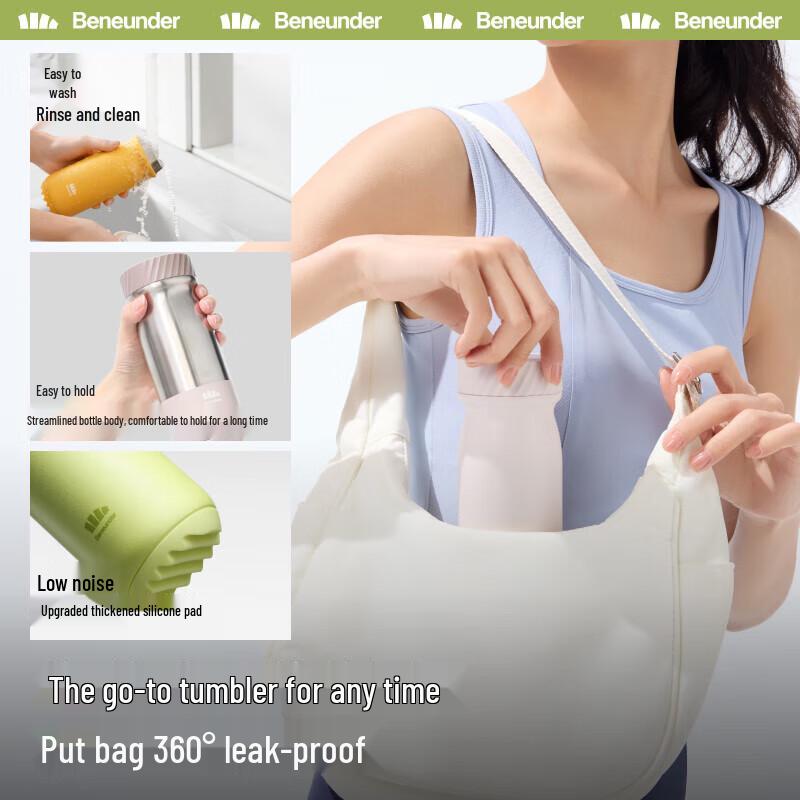 beneunder Stainless Steel Insulated Coffee Water Bottle