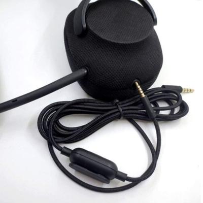 2M Audio Cable Replacement for GPRO X G233 G433 Gaming Headset 3.5mm Male To Male Detachable Nylon Braided Audio Wire with Volume Control Mute Switch