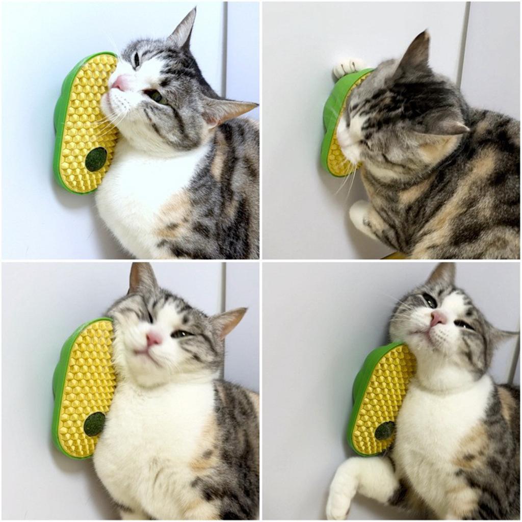 Interactive Kitten Cat Scratching Toy Brush Easy Mount Toy For Funny Exercise Cat Door Sofa Scratcher Groomers Toy